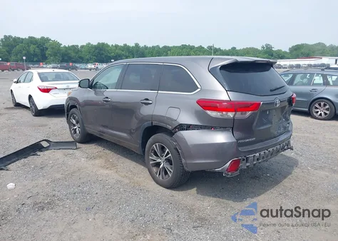 2018 Toyota Highlander Le from USA, damaged, VIN 5TDBZRFH3JS841728